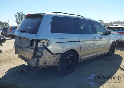 2007 Honda Odyssey Touring from USA, damaged, VIN 5FNRL38847B110930